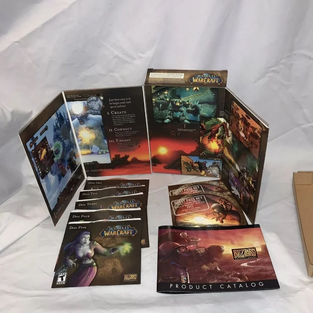 World Of WarCraft & Jerico Mixed Lot Of 5 PC Games